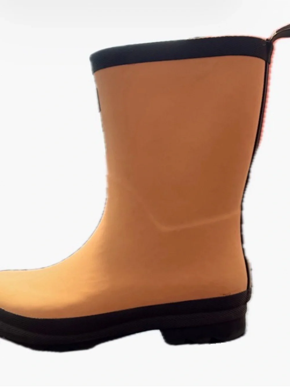 Classic Kid’s Pink  Rain Boot with Blue Trim